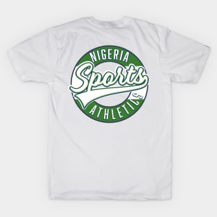 Nigeria Sports Athletic logo T-Shirt